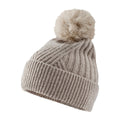 Natural Stone - Back - Beechfield Womens-Ladies Snow Luxe Beanie