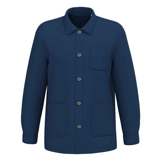Washed Indigo - Front - Native Spirit Mens Washed Work Jacket
