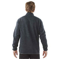 Navy Heather - Pack Shot - Stormtech Mens Full Zip Fleece Jacket