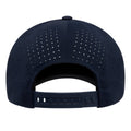 Navy - Back - Flexfit Delta Snapback Trucker Cap