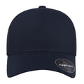 Navy - Side - Flexfit Delta Snapback Trucker Cap