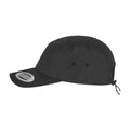 Black - Side - Flexfit Jockey Elastic Baseball Cap