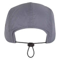 Grey - Back - Flexfit Jockey Elastic Baseball Cap