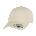Off White - Front - Flexfit Dad Jute Baseball Cap