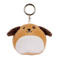 Light Brown - Front - Mumbles Dog Keyring
