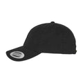 Black - Side - Flexfit Garment Washed Low Profile Baseball Cap
