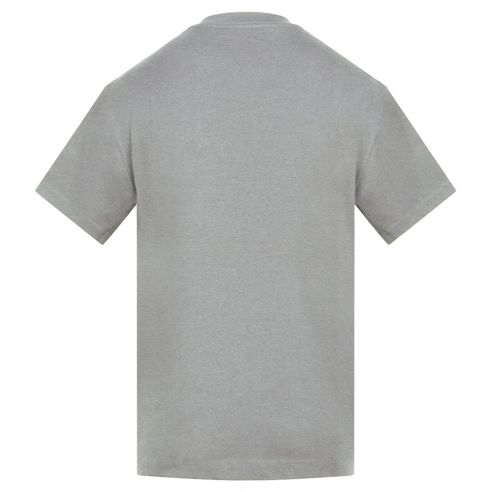 Grey Marl - Back - Anthem Unisex Adult Amplify Heavyweight T-Shirt