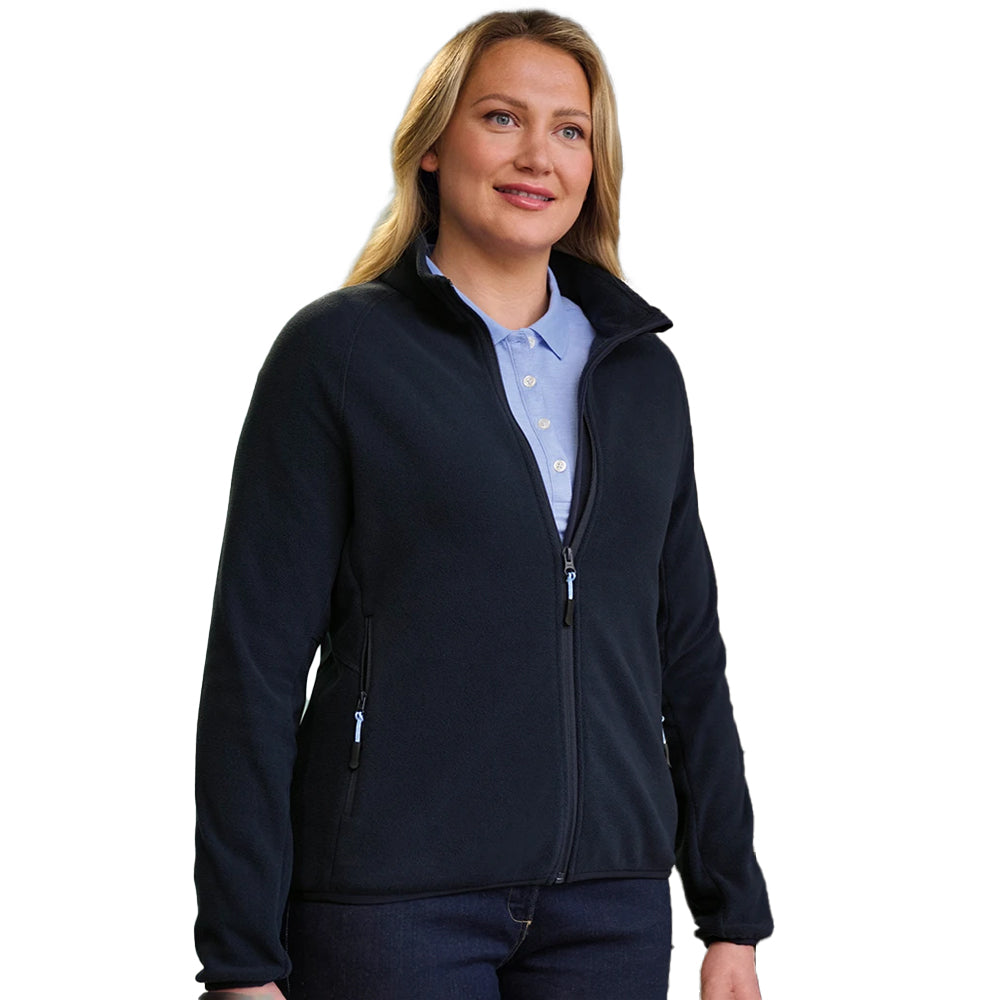 Navy - Back - Brook Taverner Womens-Ladies Clare Core Fleece Jacket