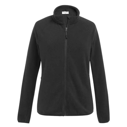 Black - Front - Brook Taverner Womens-Ladies Clare Core Fleece Jacket