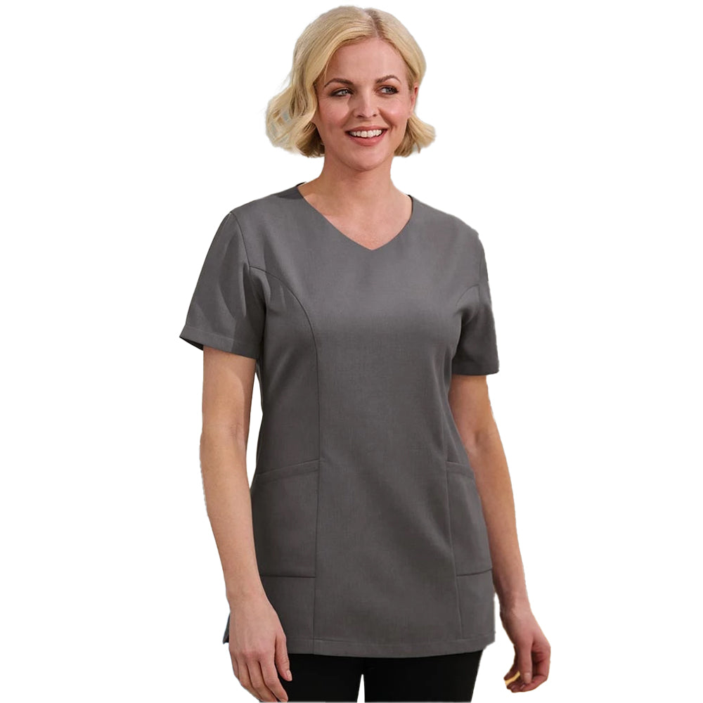 Grey - Side - Brook Taverner Womens-Ladies Lockhart Tunic