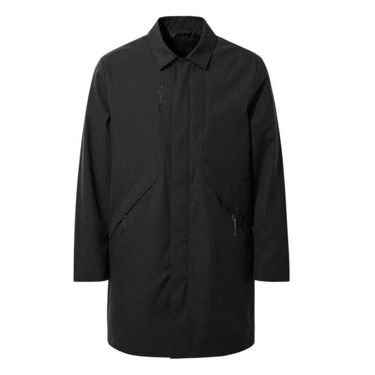 Black - Front - Brook Taverner Mens Spencer Waterproof Mackintosh
