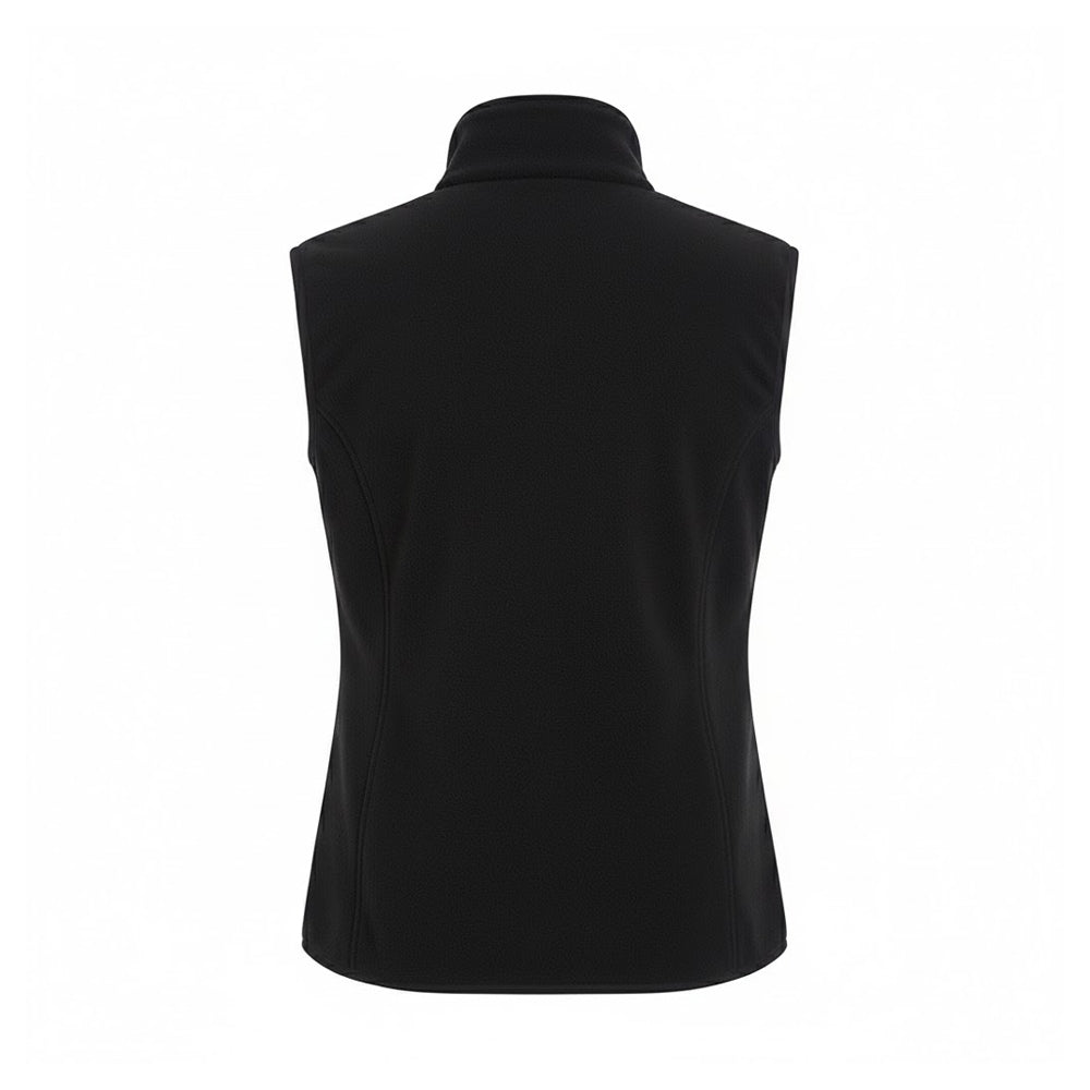 Black - Back - Brook Taverner Womens-Ladies Savannah Fleece Gilet