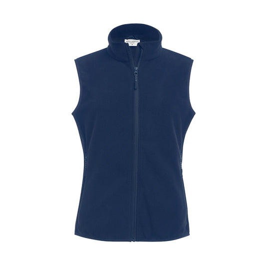 Navy - Front - Brook Taverner Womens-Ladies Savannah Fleece Gilet