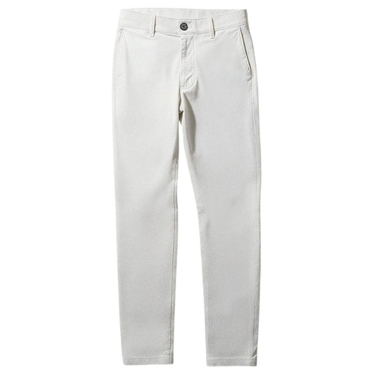 Stone - Front - Brook Taverner Mens Leo Slim Chinos