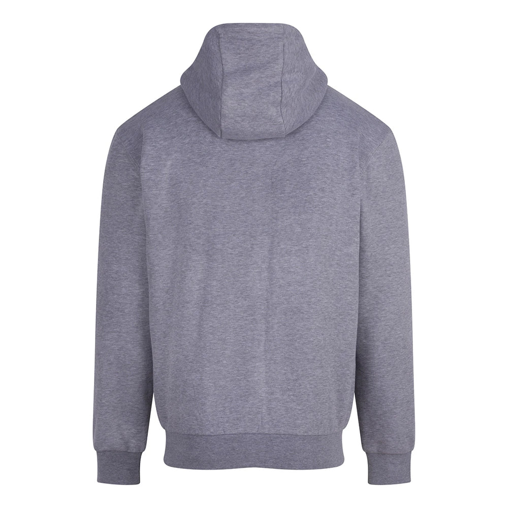 Grey Marl - Back - Anthem Unisex Adult Studio Full Zip Hoodie