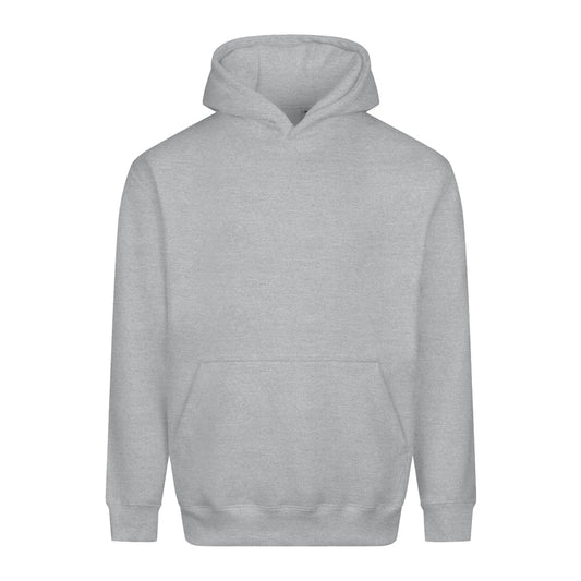Heather Grey - Front - Awdis Unisex Adult Vision Heavyweight Hoodie