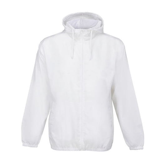 White - Front - SOLS Unisex Adult Shield Windproof Jacket