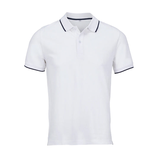 White-French Navy - Front - SOLS Unisex Adult Palermo Polo Shirt