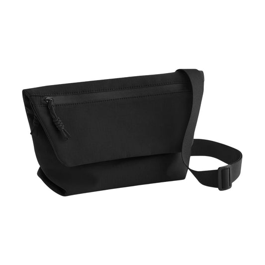 Black - Front - Bagbase Minimal Lifestyle Mini Messenger Bag