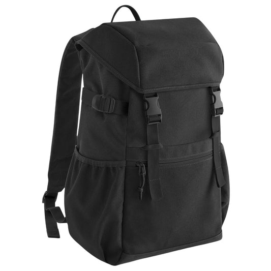 Black - Front - Bagbase Ramble Recycled Polyester 18L Backpack