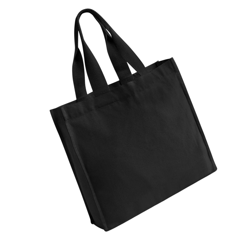 Black - Back - Westford Mill Chevron Grab Handle 21L Tote Bag