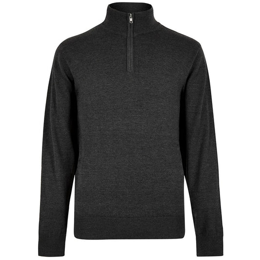 Graphite Grey - Front - Kustom Kit Mens Arundel Quarter Zip Regular Sweatshirt