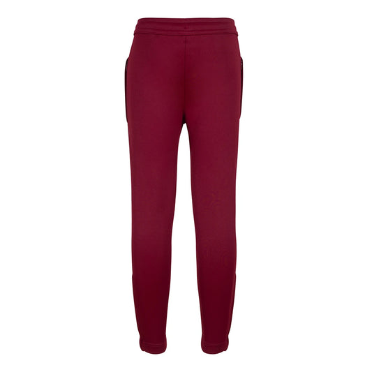 Burgundy - Front - Finden & Hales Childrens-Kids Knitted Tracksuit Bottoms