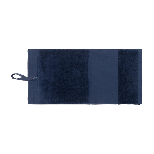 Navy - Front - Towel City Deluxe Velour Golf Towel