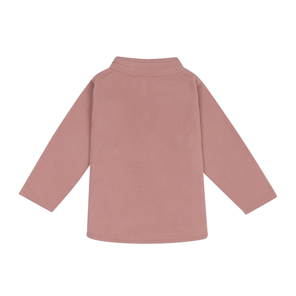 Soft Pink - Back - Larkwood Childrens-Kids Lightweight Half Zip Fleece