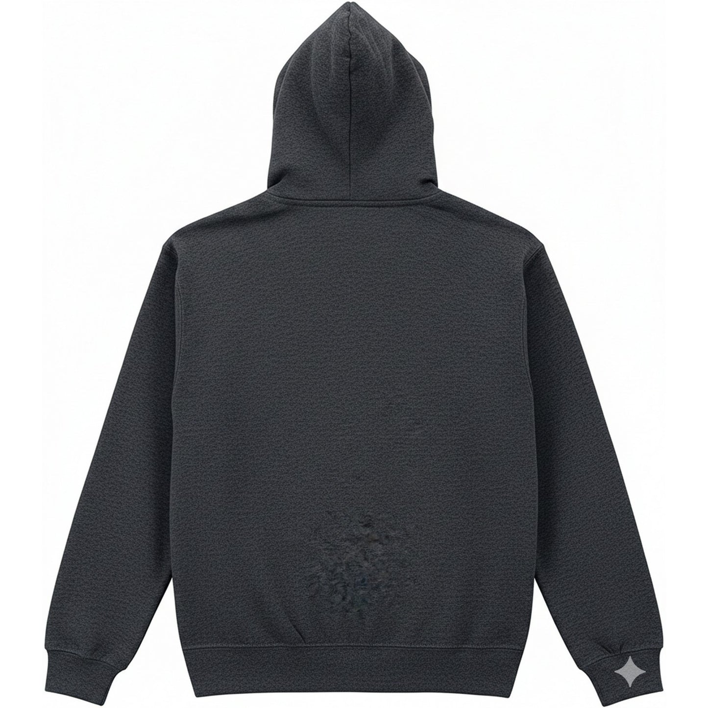 Fan Charcoal Heather - Back - Gildan Childrens-Kids Heavy Blend Hooded Sweatshirt