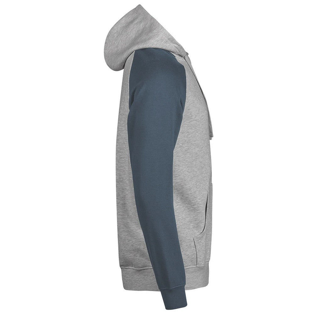 Heather Grey-Ink - Lifestyle - Tee Jays Mens Two Tone Hoodie