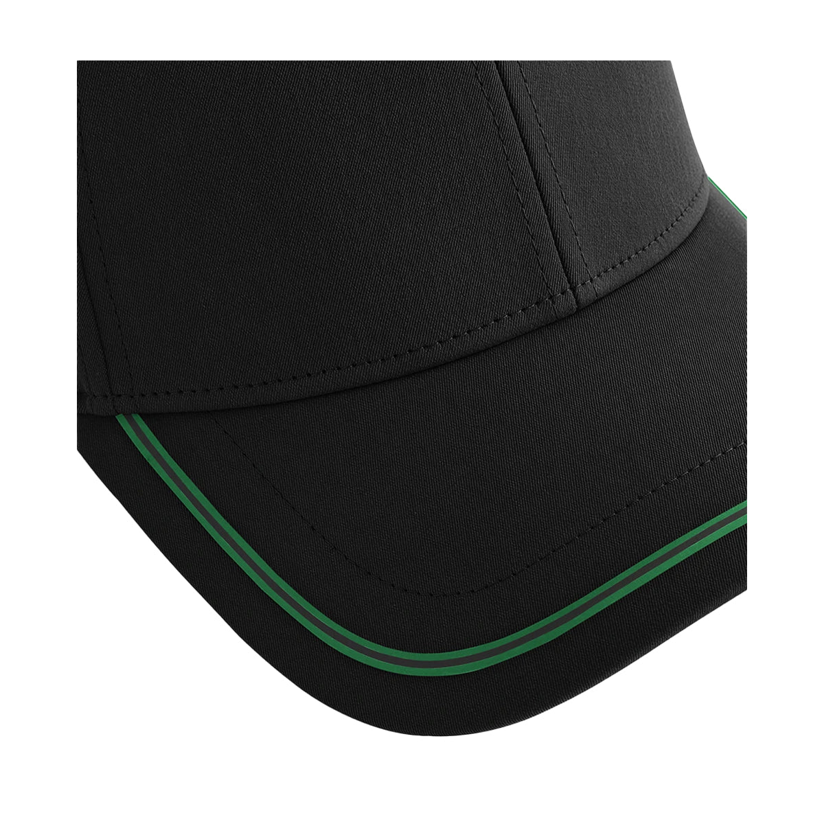 Black-Kelly Green - Lifestyle - Beechfield Match Day Baseball Cap