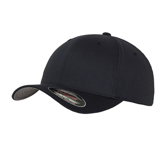 Dark Navy - Front - Flexfit Unisex Adult Wooly Combed Cap
