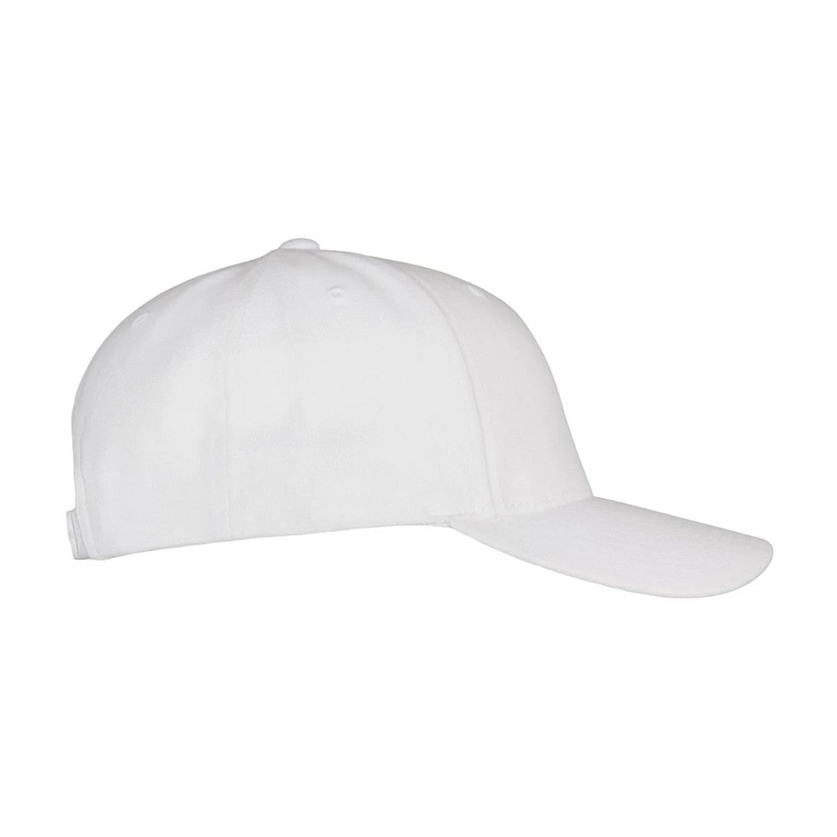 White - Lifestyle - Flexfit Unisex Adult Logo 5 Panel Snapback Cap