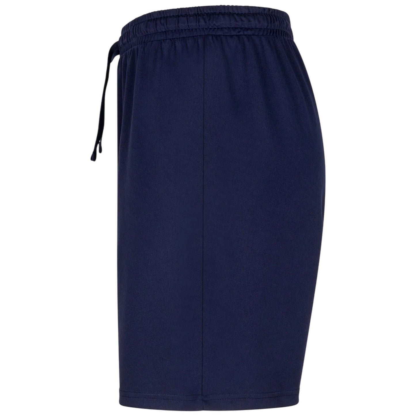Navy - Side - Finden & Hales Unisex Adult Team No Pocket Shorts