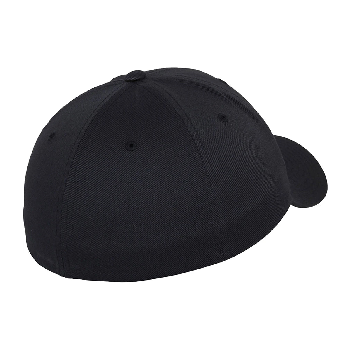 Dark Navy - Back - Flexfit Childrens-Kids Wooly Combed Cap