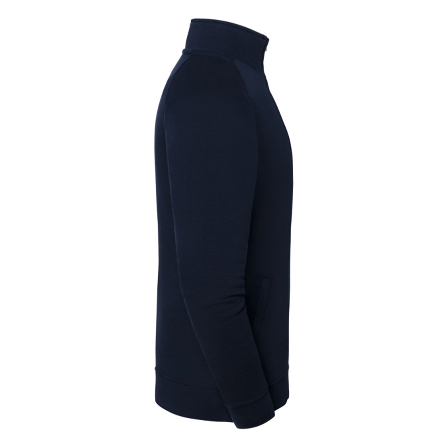Deep Navy - Side - Fruit of the Loom Mens Iconic Premium Sweat Jacket