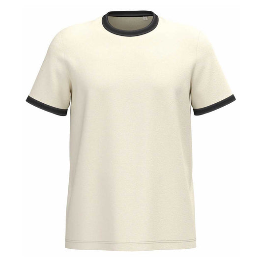 Ivory-Washed Black - Front - Native Spirit Mens Ringer T-Shirt
