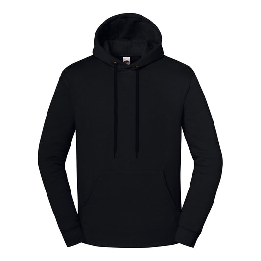 Black - Front - Fruit of the Loom Unisex Adult Iconic Premium Hoodie
