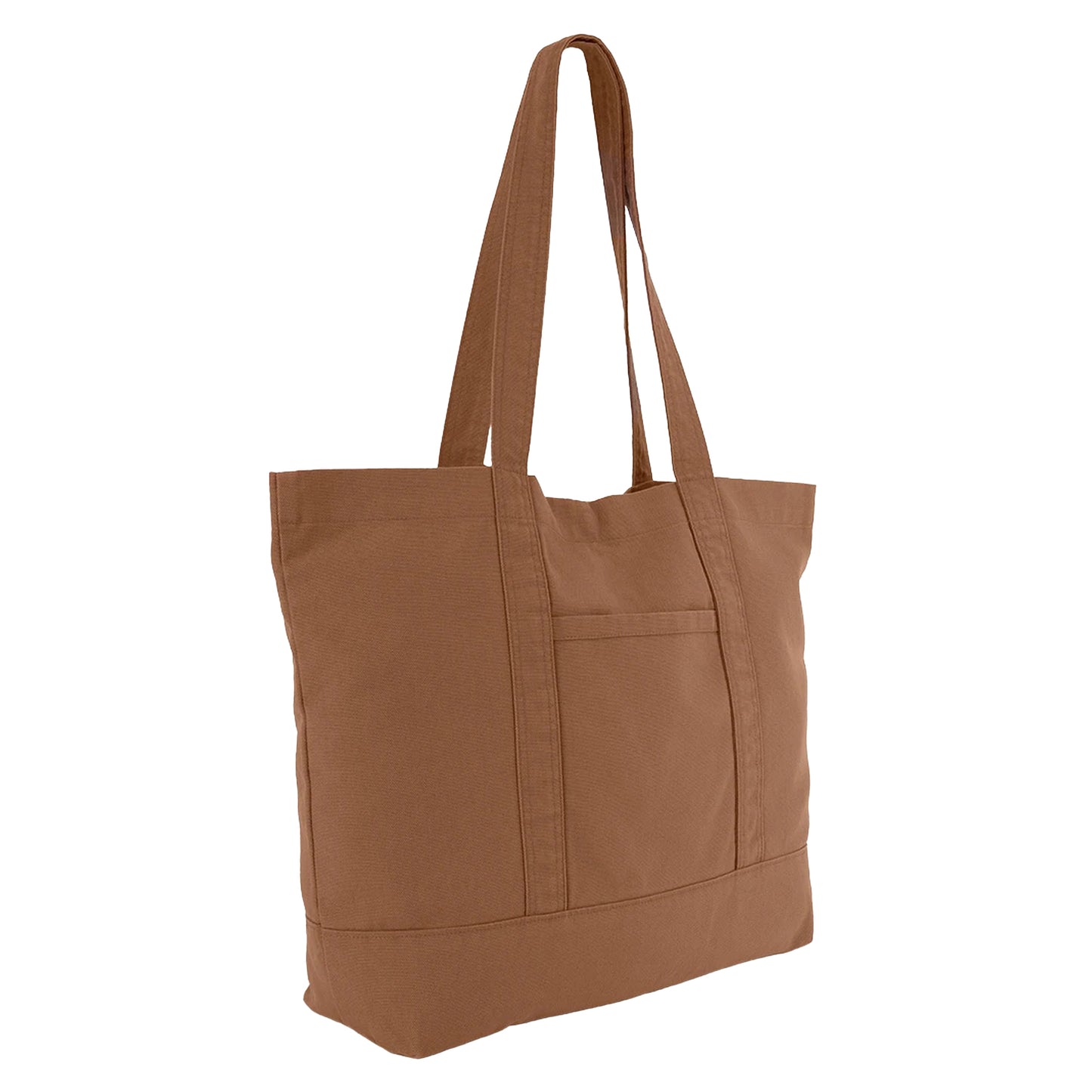 Washed Cinnamon - Back - Kimood Cotton Washed Tote Bag
