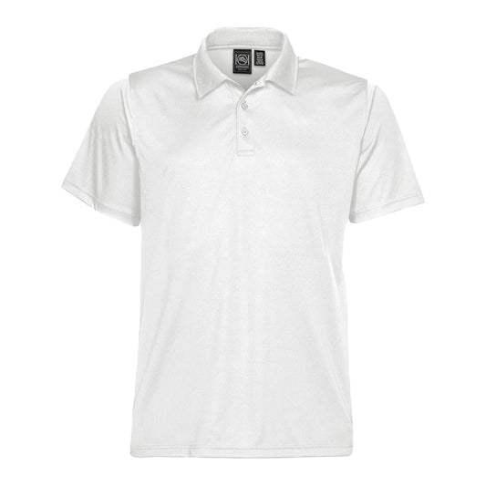 White - Front - Stormtech Mens Eclipse H2X-DRY Polo Shirt