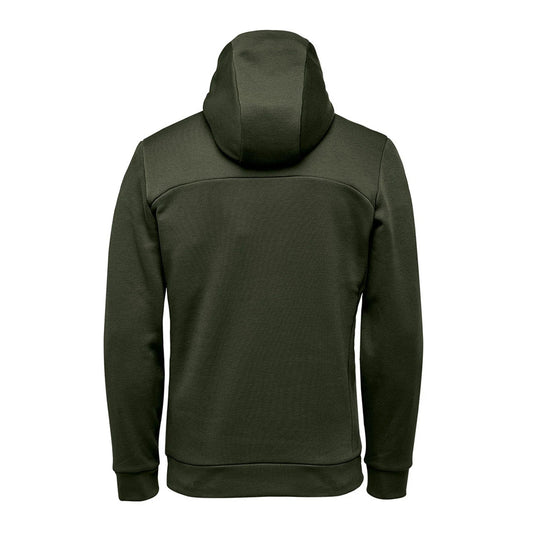Cypress Green-Charcoal - Back - Stormtech Mens Performance Full Zip Hoodie