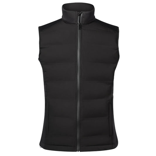 Black - Front - Brook Taverner Mens Maxwell Hybrid Gilet