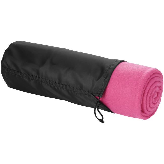 Magenta - Front - Bullet Huggy Blanket And Pouch