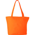 Orange - Back - Bullet Panama Beach Tote