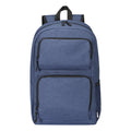 Heather Navy - Side - Avenue Graphite Deluxe 15.6in Laptop Backpack