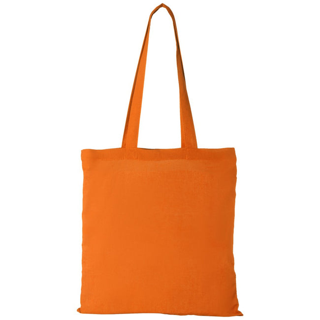 Orange - Back - Bullet Peru Cotton Tote