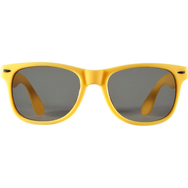 Yellow - Back - Bullet Sun Ray Sunglasses