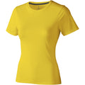 Yellow - Front - Elevate Womens-Ladies Nanaimo Short Sleeve T-Shirt