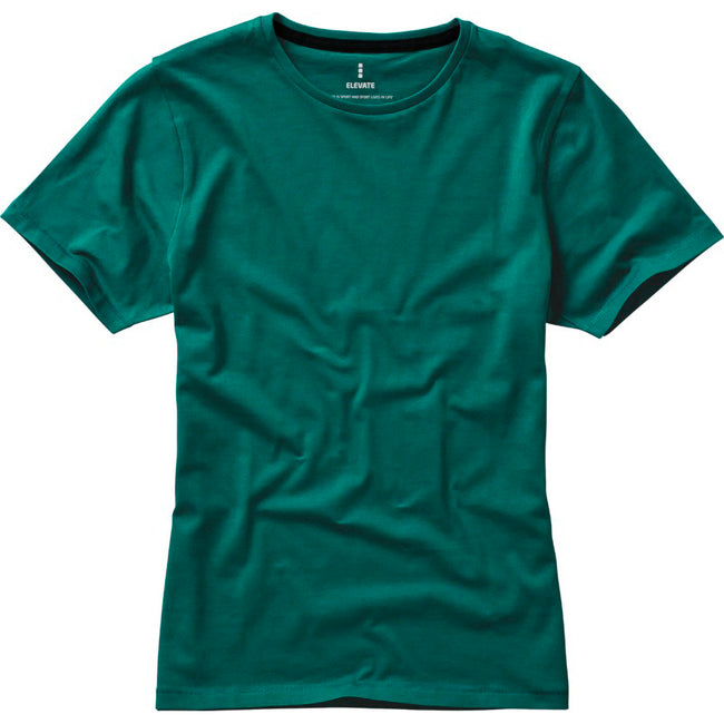 Forest Green - Side - Elevate Womens-Ladies Nanaimo Short Sleeve T-Shirt